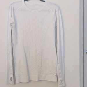 lululemon athletica White Long Sleeve Top